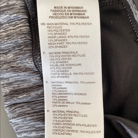 Adidas Climalite Gray Sports Bra XL Padless Athletic Sporty Street Casual - Picture 9 of 13